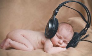 listening to music
